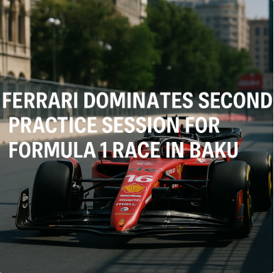 Ferrari Dominates the Second Practice Session for the Formula 1 Race in Baku, Sparks Controversy
